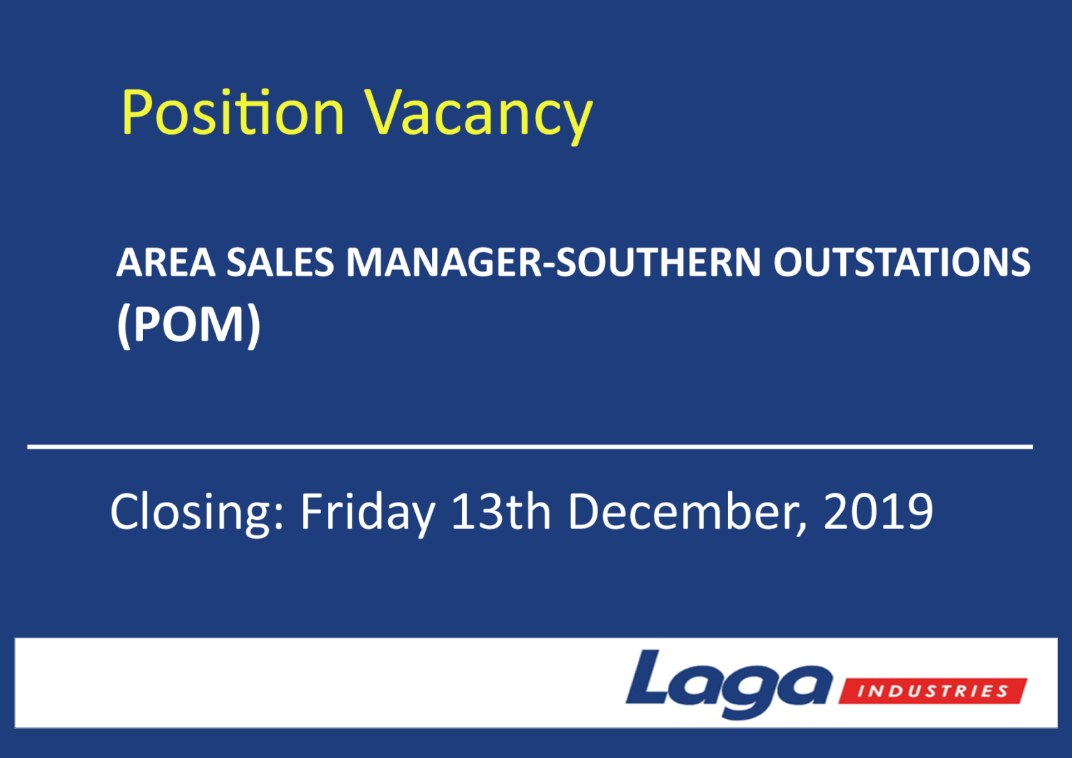 vacancy-area-sales-manager-outstations-southern-paradise-foods-limited